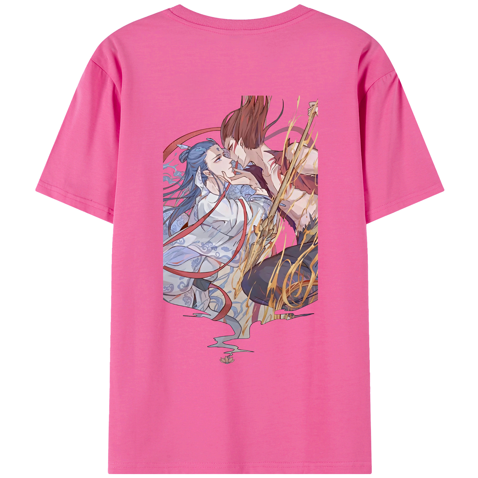 （画像用） Ne Zha 2 ナタ 魔童の大暴れ レディース半袖Tシャツ(バックプリント)